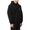 Nakışlı Logo Fermuarlı Kapüşonlu Kapüşonlu Sweatshirt “Siyah” 674719TLVH81070