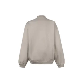 Nakışlı Logo’lu Bisiklet Yaka Sweatshirt “Bej” 656999-TKV74-2966