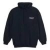 Nakışlı Political Campaign Oversized Kapüşonlu Sweatshirt “Siyah Beyaz” 620947TKVI91070