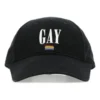 Nakışlı Pride Logolu Pamuklu Twill Beyzbol Şapkası “Siyah” 670811410B21000