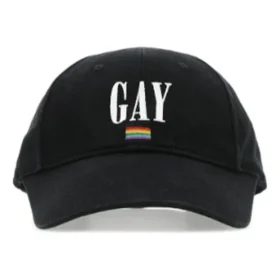 Nakışlı Pride Logolu Pamuklu Twill Beyzbol Şapkası “Siyah” 670811410B21000