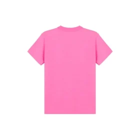 Nakışlı Yuvarlak Yaka Kısa Kollu Pembe 612964TJVD95764