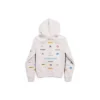 İş İngilizcesi Fermuarlı Kapüşonlu Sweatshirt “Off White” 788243TQVH69016
