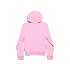 Nologo Fermuarlı Kapüşonlu Sweatshirt Dar Kesim “Açık Pembe Beyaz” 788243TQVK55708 Nologo Fermuarlı Kapüşonlu Sweatshirt Dar Kesim “Açık Pembe Beyaz” 788243TQVK55708