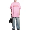 Offshore Oversized Tişört “Pembe” 739028TPVM85960