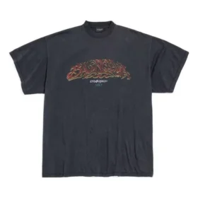 Offshore Tişört Oversized “Black Faded” 739028TPVM81568