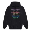 Çok Renkli Logo Baskılı Kapüşonlu Sweatshirt Siyah 578135TJVI62771