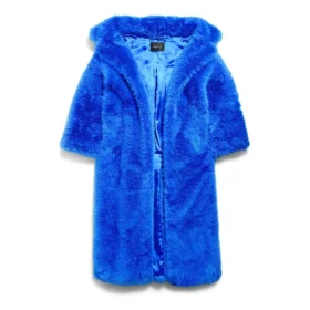 Omuzları Açık Palto “Royal Blue” 794648TPQ234210