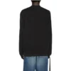 Orijinal Balenciaga Bisiklet Yaka Sweatshirt “Siyah” 652981TIVA21000