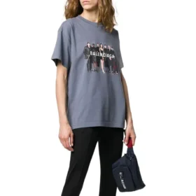 Orijinal Balenciaga Tişört “Gri” 620969TIV471404