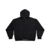 Orta Kesim Kapüşonlu Sweatshirt “Black Faded” 742603TOVF39034