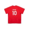 Oversized Futbol Tişörtü “Kırmızı Beyaz” 777705TPVV36643