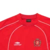 Oversized Futbol Tişörtü “Kırmızı Beyaz” 777705TPVV36643