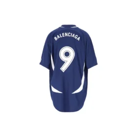 Oversized Futbol Tişörtü “Mavi” 641664TJV054482