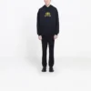 Oversized Interlocked BB Kapüşonlu Sweatshirt “Siyah Sarı” 578138TEV191361