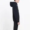 Oversized Interlocked BB Kapüşonlu Sweatshirt “Siyah Sarı” 578138TEV191361