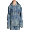 Oversized Kapüşonlu Ceket “Blue” 719315TNW56-4268