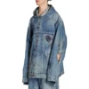 Oversized Kapüşonlu Ceket “Blue” 719315TNW56-4268