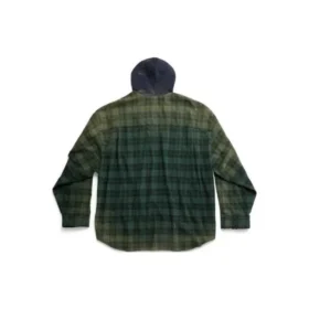 Oversized Kapüşonlu Gömlek “Yeşil” 746369TOM213328