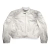 Oversized Motosiklet Ceketi “Beyaz” 744983TOS149012