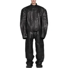 Oversized Motosiklet Ceketi “Siyah” 744983TOS141000