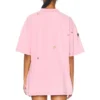 Oversized Tişört “Soluk Kirli Pembe” 787349TRVS49568