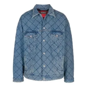 Oversized Yastıklı Denim Ceket “Mavi” 646923TDW154762