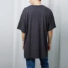 Oversized Yıkanmış Interlock BB Tişört “Lacivert Siyah” 583214TFV658060