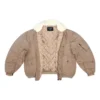 Pamuklu Ripstop Unity Bomber Ceket “Bej” 698837TLP039577