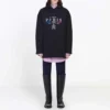 Paris Bayraklı Kadife Unisex Siyah 594576TGV491000