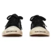 Paris Düşük Bilekli Graffiti Sneaker’lar “Siyah ve Beyaz Yıpranmış Pamuk” 688757W3RR51099
