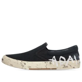 Paris Düşük Bilekli Slip-On Ayakkabılar “Washed Black Cotton” 710297W3RR51099