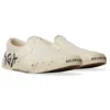 Paris Düşük Bilekli Slip-On Ayakkabılar “Yıkanmış Beyaz Pamuk” 710295W3RR59010