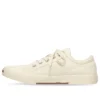 Paris Düşük Bilekli Sneaker “Beyaz Yıpranmış Pamuk ve Beyaz Kauçuk” 688754W3RC59090