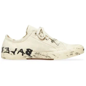 Paris Düşük Bilekli Sneaker “Beyaz Yıpranmış Pamuk ve Grafitli Beyaz Kauçuk” 688757W3RR59010 Paris Düşük Bilekli Sneaker “Beyaz Yıpranmış Pamuk ve Grafitli Beyaz Kauçuk” 688757W3RR59010