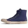 Paris Düşük Bilekli Sneaker “İndigo Yıpranmış Pamuk ve Beyaz Kauçuk” 688752W3RC14990