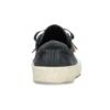 Paris Düşük Bilekli Sneaker “Siyah Yıpranmış Pamuk ve Beyaz Kauçuk” 688754W3RC21090