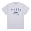 Paris Fransa Oversized Tişört “Heather Gri” 787349TRVO81300