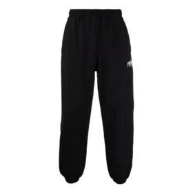 Paris Logo Stretched Knee Eşofman Altı “Black White” 675244TLVL81070