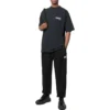 Paris Logo Stretched Knee Eşofman Altı “Black White” 675244TLVL81070