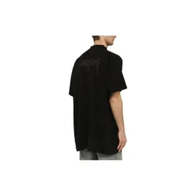 Paris Moon Oversized Tişört “Black Faded” 739028TQVX61055