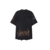 Paris Moon Ters Tişört Oversized “Siyah Soluk” 698811TOVT31055