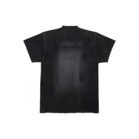 Paris Moon Tişört Oversized “Siyah Soluk” 739028TOVE41055