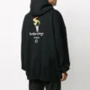 Paris Olimpiyatları Oversized Kapüşonlu Sweatshirt “Siyah” 620973TIV451070
