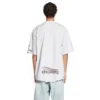 Paris Upside Down Tişört Oversized “Beyaz” 698811TMVC9900