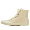 Paris Yüksek Bilekli Sneaker “Bej Deri ve Bej Kauçuk” 688752W3RCA9090