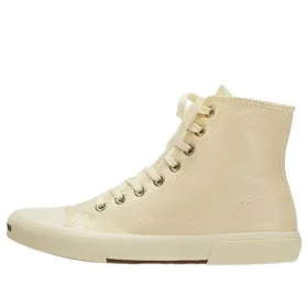 Paris Yüksek Bilekli Sneaker “Bej Deri ve Bej Kauçuk” 688752W3RCA9090 Paris Yüksek Bilekli Sneaker “Bej Deri ve Bej Kauçuk” 688752W3RCA9090