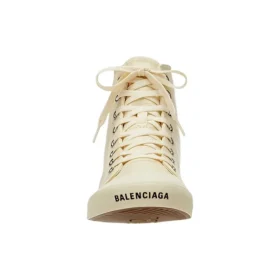 Paris Yüksek Bilekli Sneaker “Bej Deri ve Bej Kauçuk” 688752W3RCA9090 Paris Yüksek Bilekli Sneaker “Bej Deri ve Bej Kauçuk” 688752W3RCA9090