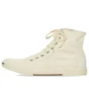 Paris Yüksek Bilekli Sneaker “Beyaz Yıpranmış Pamuk ve Beyaz Taban” 688752W3RC49090