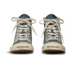 Paris Yüksek Bilekli Sneaker “Mavi Yıpranmış Denim ve Kauçuk” 688752W3RCL4090
